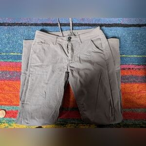 PrAna women's size 8 gray hiking pants